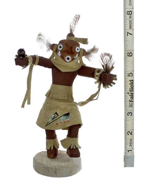 Mudhead Navajo American Indian Kachina Doll SX10071